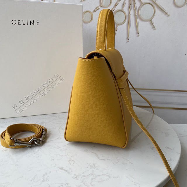 Celine女包 賽琳經典款中號女包 Celine belt bag 掌紋牛皮鯰魚包 189153  slyd2207